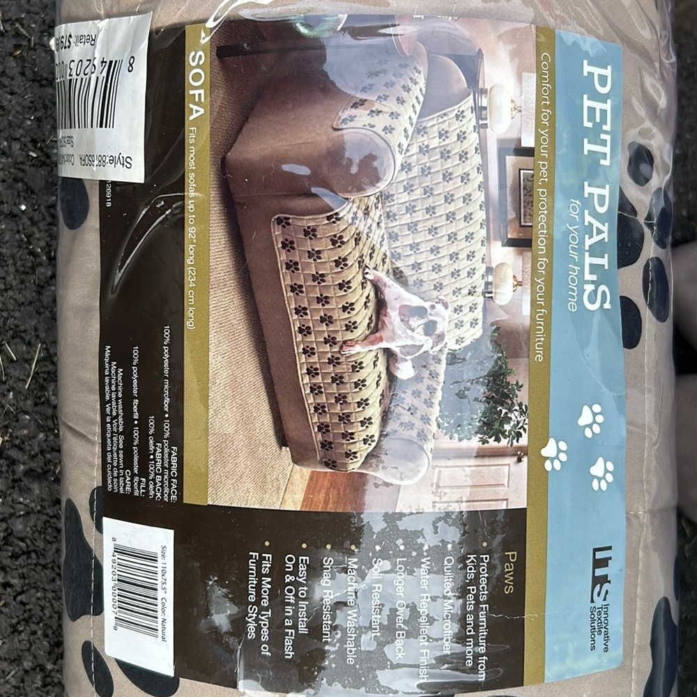 Pet sofa cover